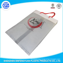 PO Plastic Shopping Bag With Rope Handle Custom Logo Bags